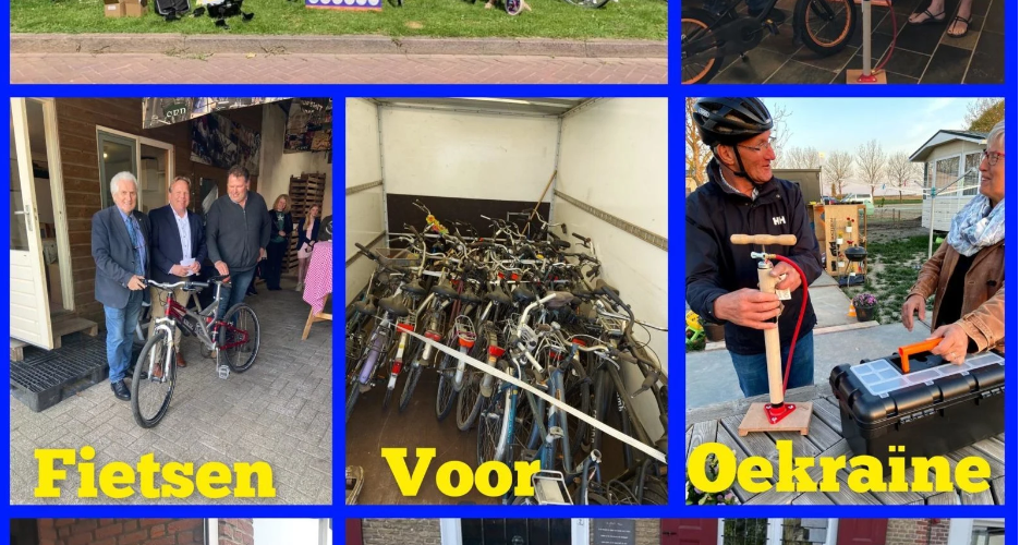 foto bij 100 fietsen voor Oekraïne